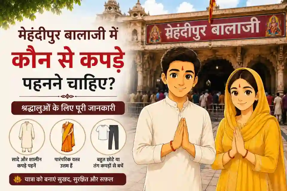 मेहंदीपुर बालाजी में कौन से कपड़े पहनने चाहिए - श्रद्धालुओं के लिए ड्रेस कोड और यात्रा गाइड